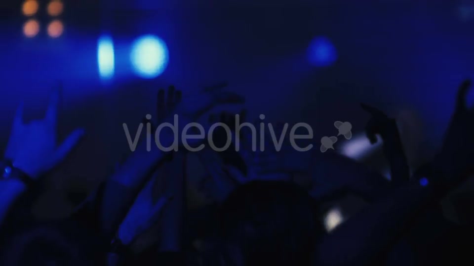 Nightlife People Crowd At Concert Or Club Party  Videohive 19115378 Stock Footage Image 3