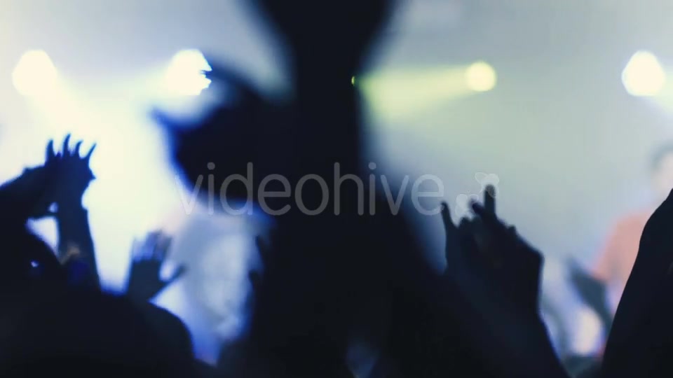 Nightlife People Crowd At Concert Or Club Party  Videohive 19115378 Stock Footage Image 7