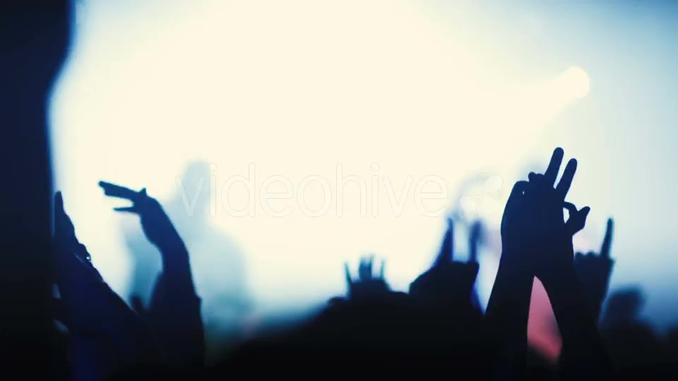 Nightlife People Crowd At Concert Or Club Party  Videohive 19115378 Stock Footage Image 9