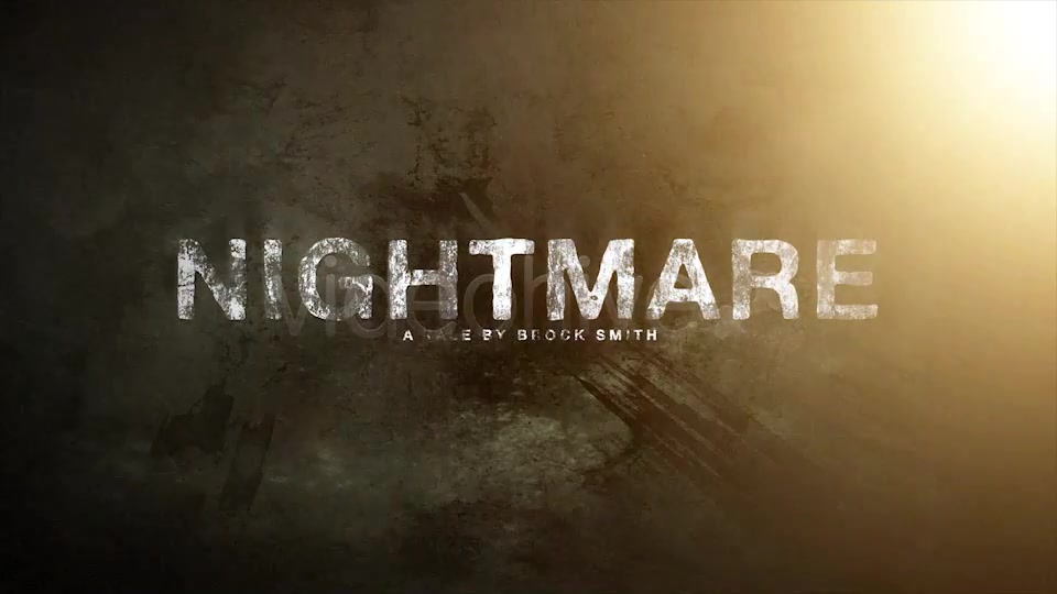 Nightmare HD Trailer - Download Videohive 108037