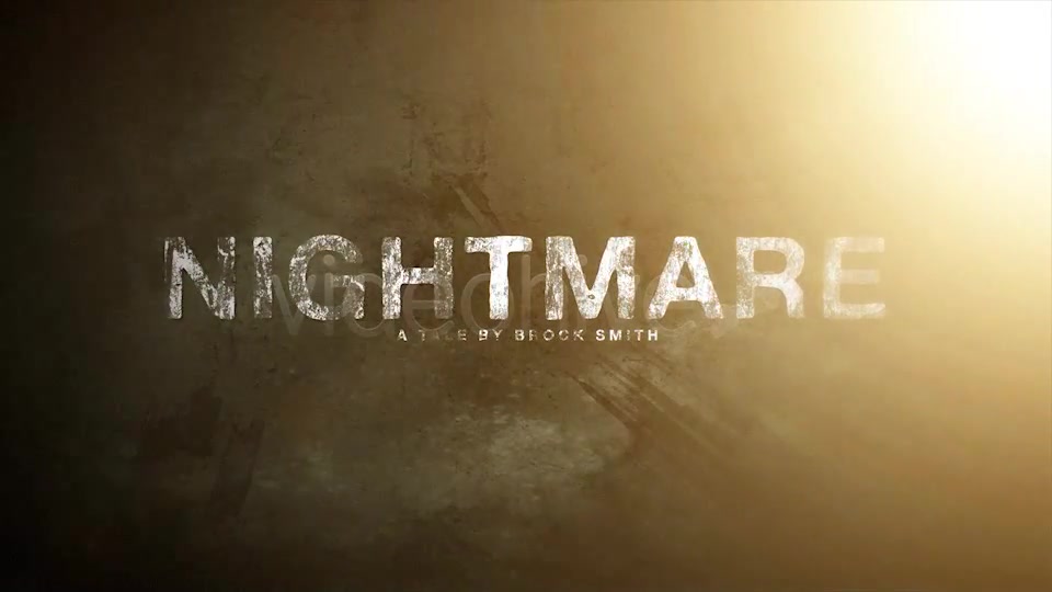 Nightmare HD Trailer - Download Videohive 108037