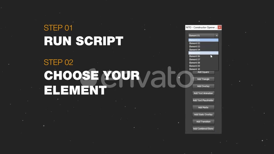 NITO Opener Element Constructor Pack Videohive 23770484 After Effects Image 2