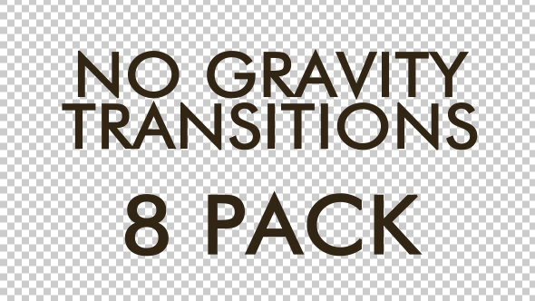 No Gravity Transitions 8 Pack - Download Videohive 19687806