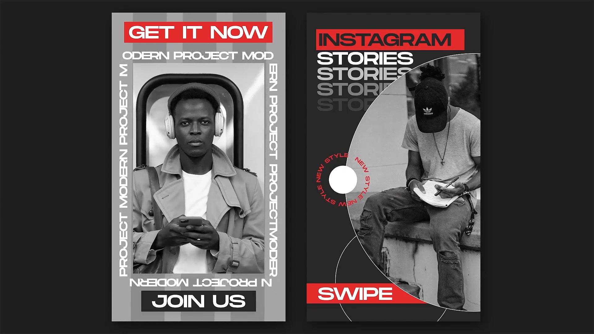 No Swipe Instagram Stories Mini Pack Videohive 35317977 After Effects Image 9