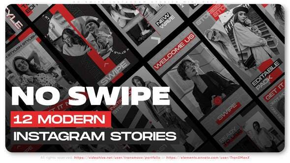 No Swipe Instagram Stories Mini Pack - 35317977 Download Videohive