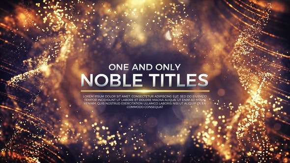 Noble Titles - Download Videohive 23118017