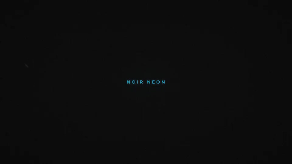 Noir Neon Intro Videohive 21979606 After Effects Image 9