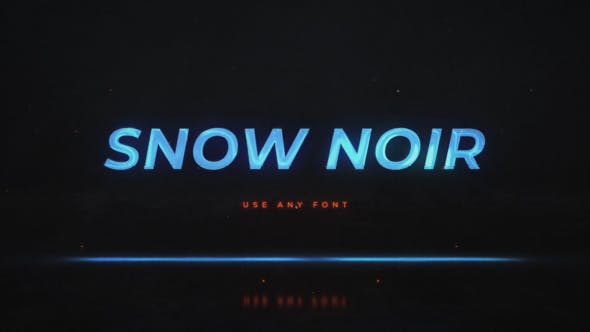 Noir Neon Intro - Download 21979606 Videohive