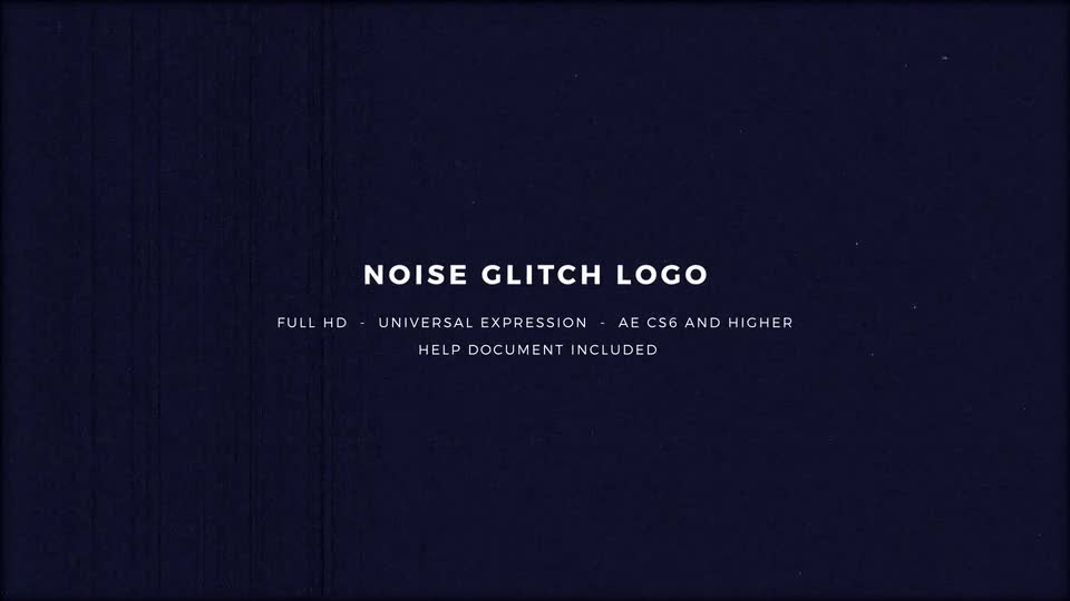 Noise Glitch Logo Videohive 20800306 After Effects Image 1