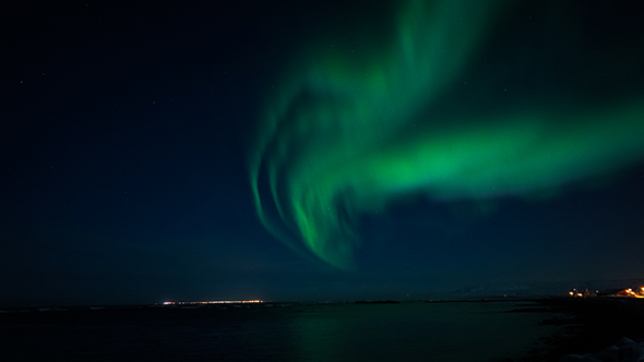 Northern Polar Lights in Iceland (Full HD)  - Download Videohive 10594625