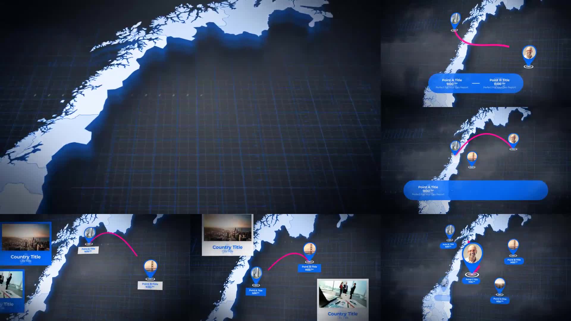 Norway Map Kingdom of Norway Map Kit Videohive 24702561 After Effects Image 1