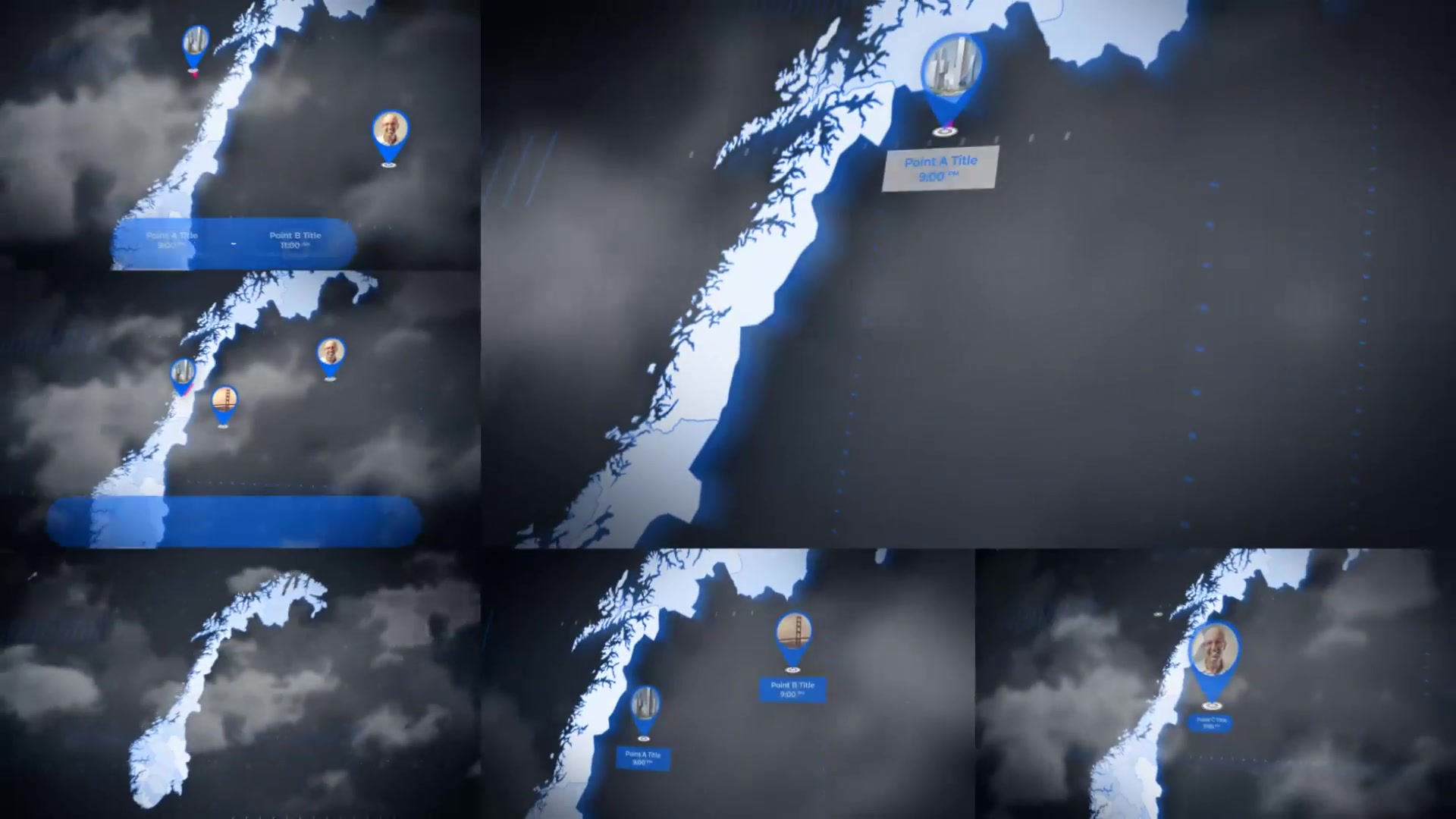 Norway Map Kingdom of Norway Map Kit Videohive 24702561 After Effects Image 8