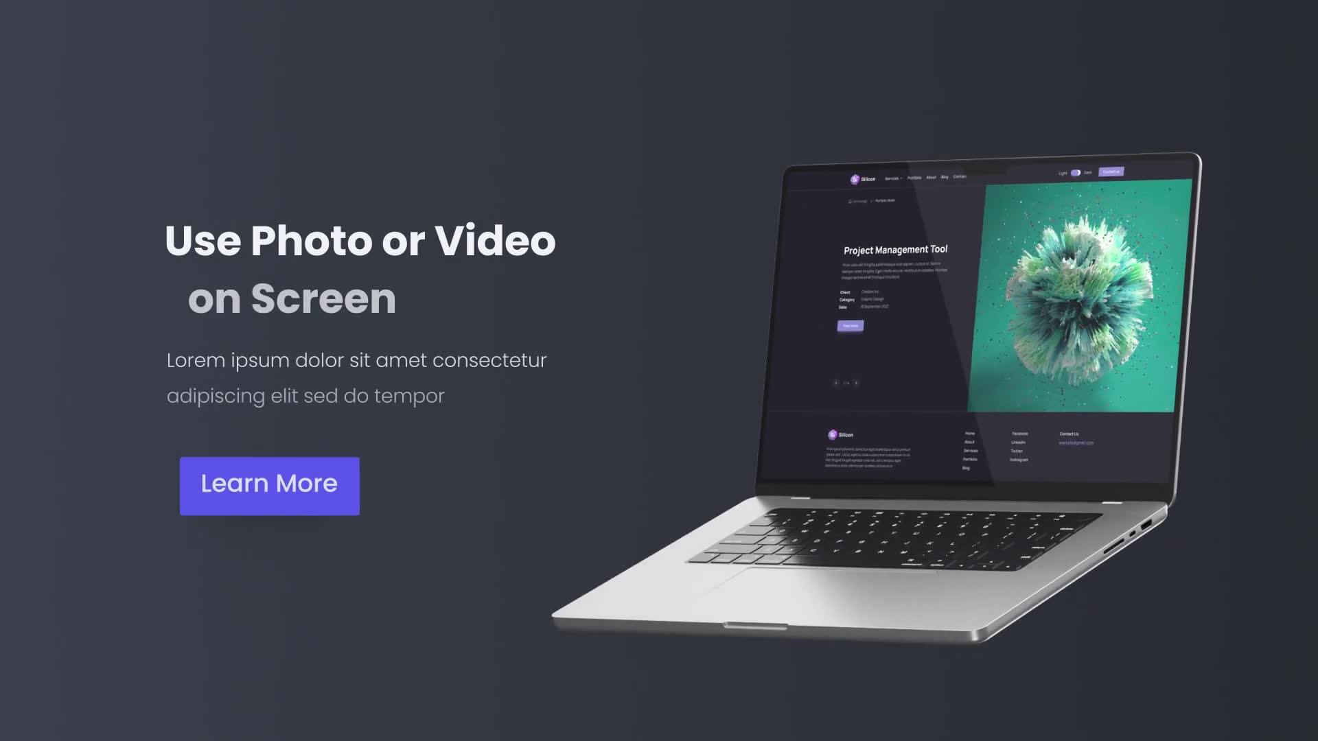 NoteBook Pro Promo Realistic Mockup Laptop Website Videohive 35352728 After Effects Image 2
