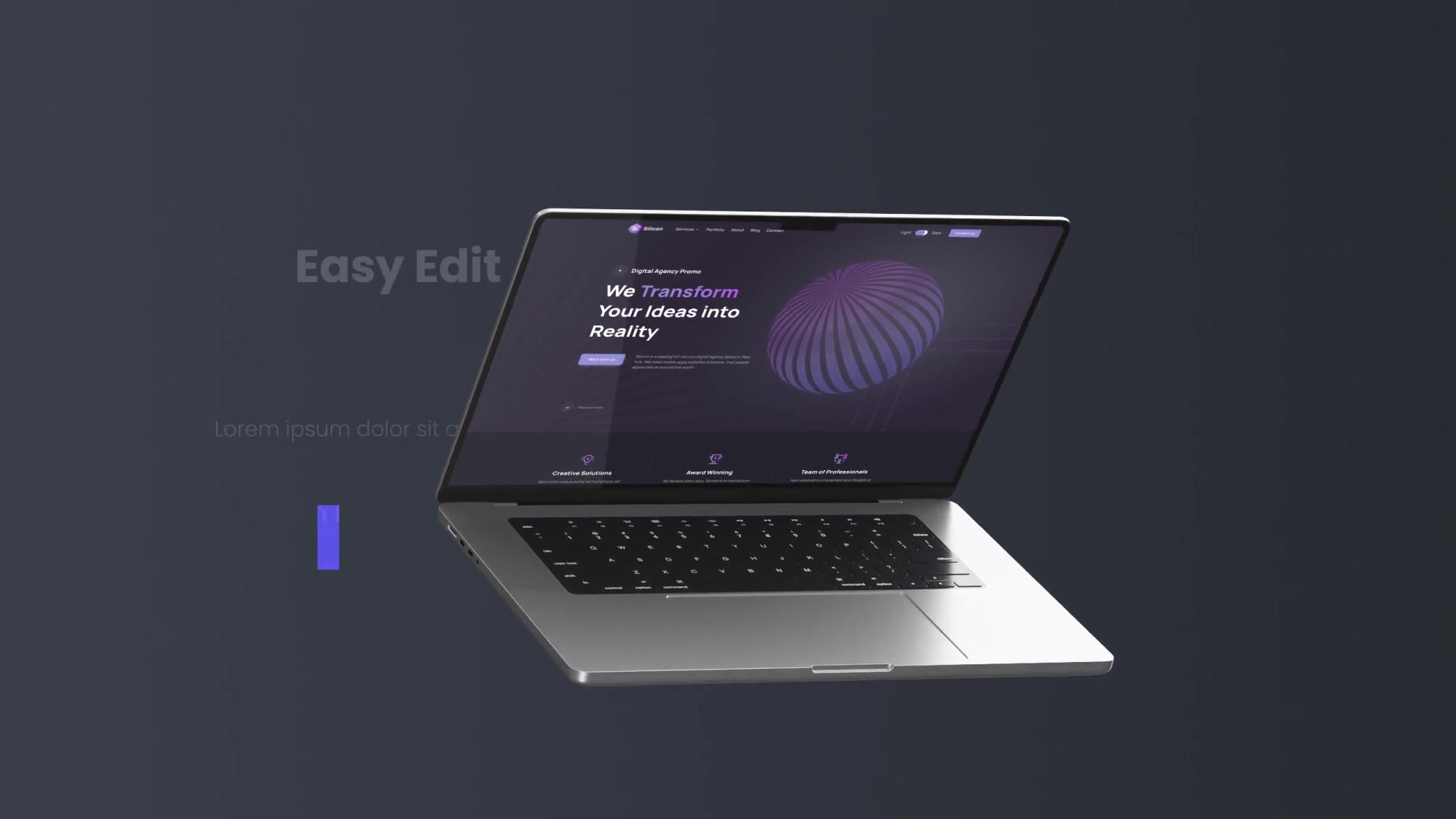 NoteBook Pro Promo Realistic Mockup Laptop Website Videohive 35352728 After Effects Image 5