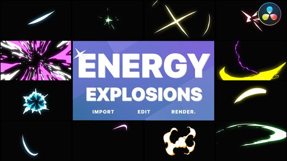 NRG and Explosions | DaVinci Resolve - Videohive 37868470 Download