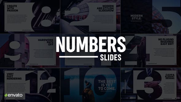 Numbers Slideshow - Videohive Download 23182833