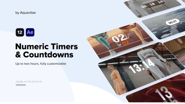 Numeric Timers & Countdowns - Videohive Download 37263539