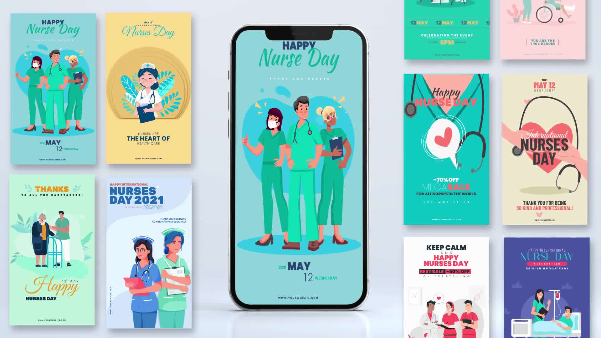 Nurses Day Instagram Stories B50 Videohive 31803093 After Effects Image 10