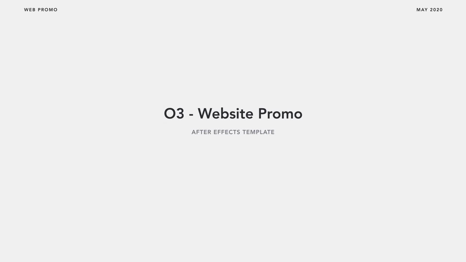 O3 Website Promo Videohive 27317258 After Effects Image 1
