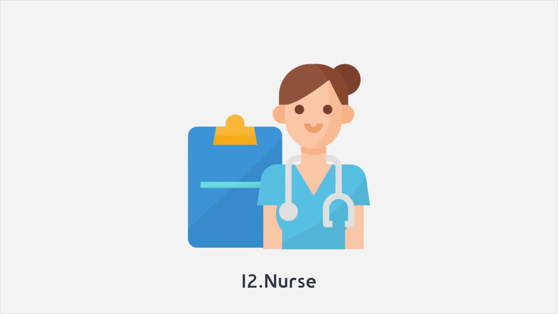 Occupations & Jobs Modern Flat Animated Icons Videohive 25388705 After Effects Image 9