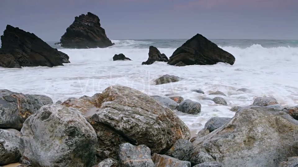 Ocean Surf on the Black Rocks - Download Videohive 21311014