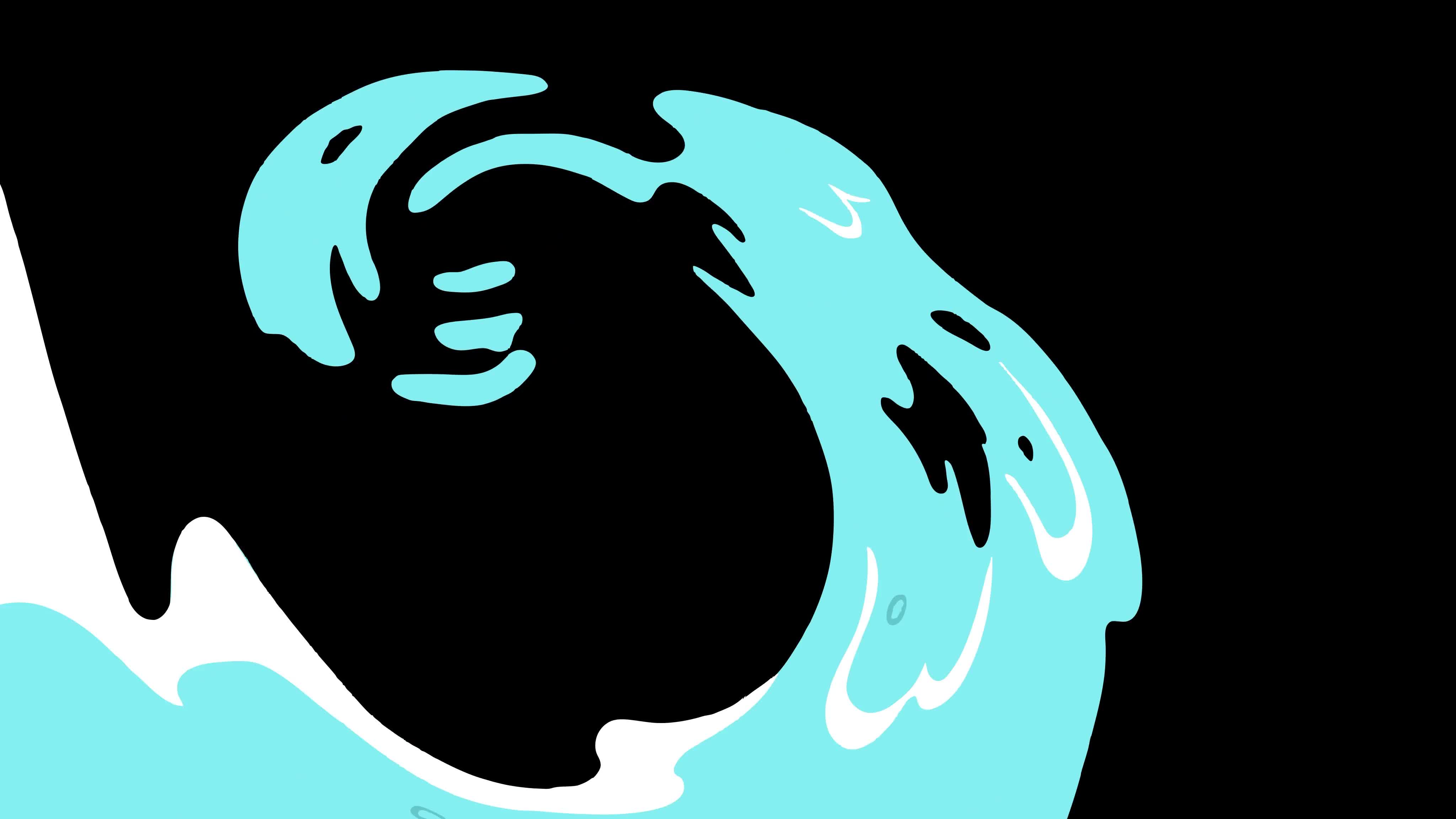 Ocean Wave Cartoon Logo Opener for DaVinci Resolve Videohive 39385962 DaVinci Resolve Image 1