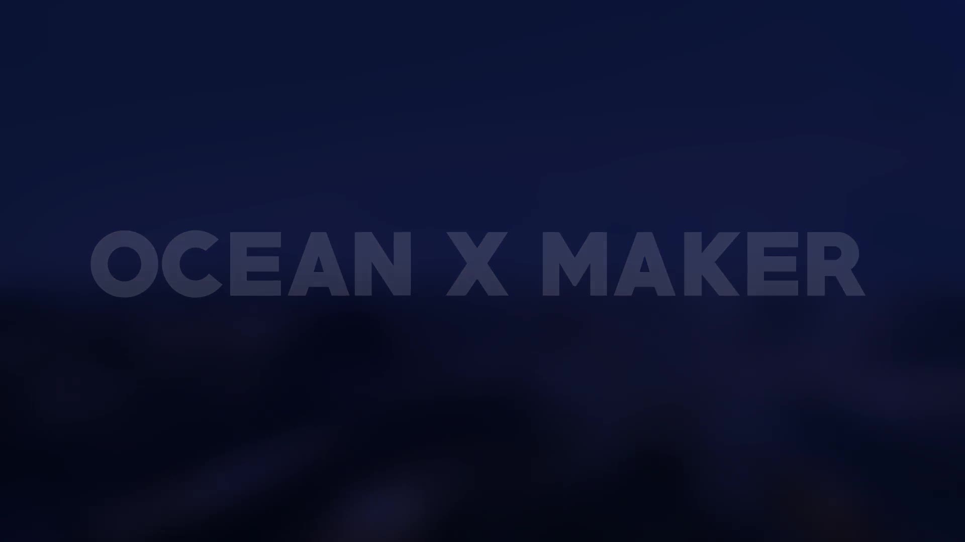 Ocean X Maker Videohive 29438857 After Effects Image 1