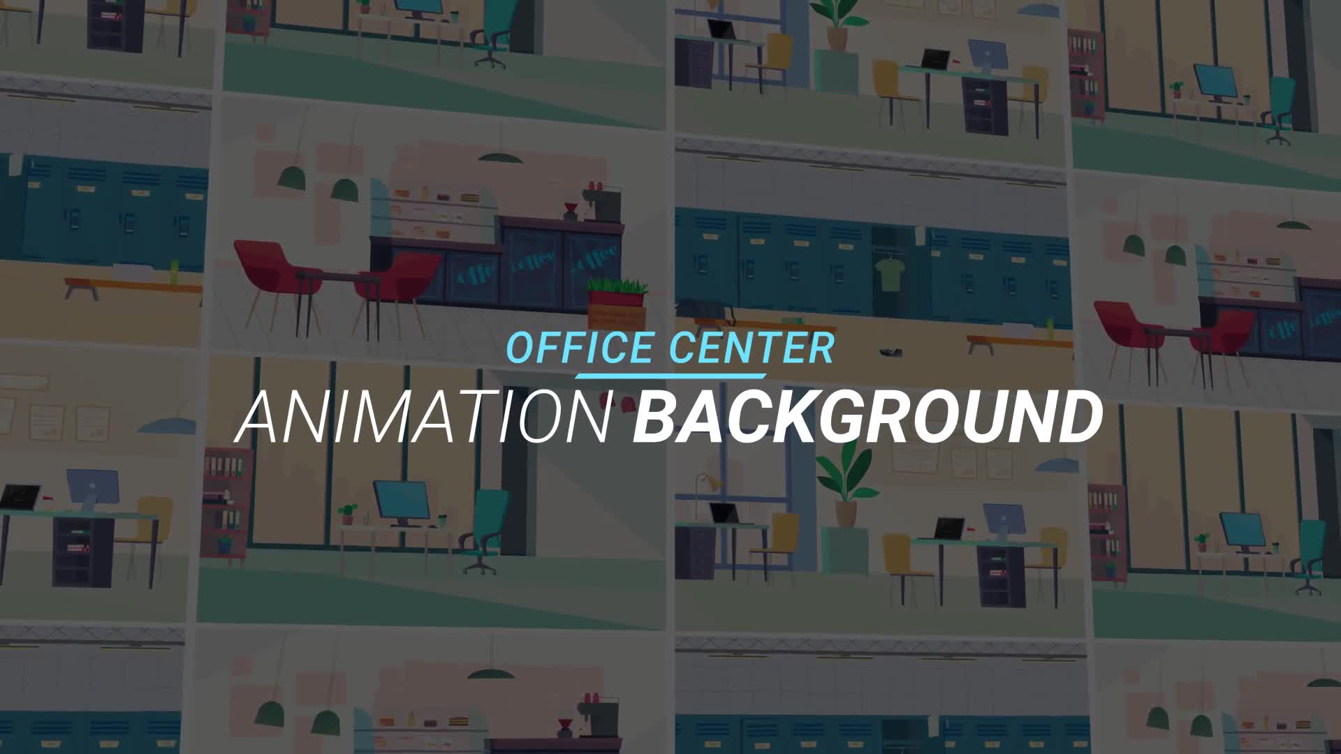 Office center Animation background Videohive 34060950 After Effects Image 1