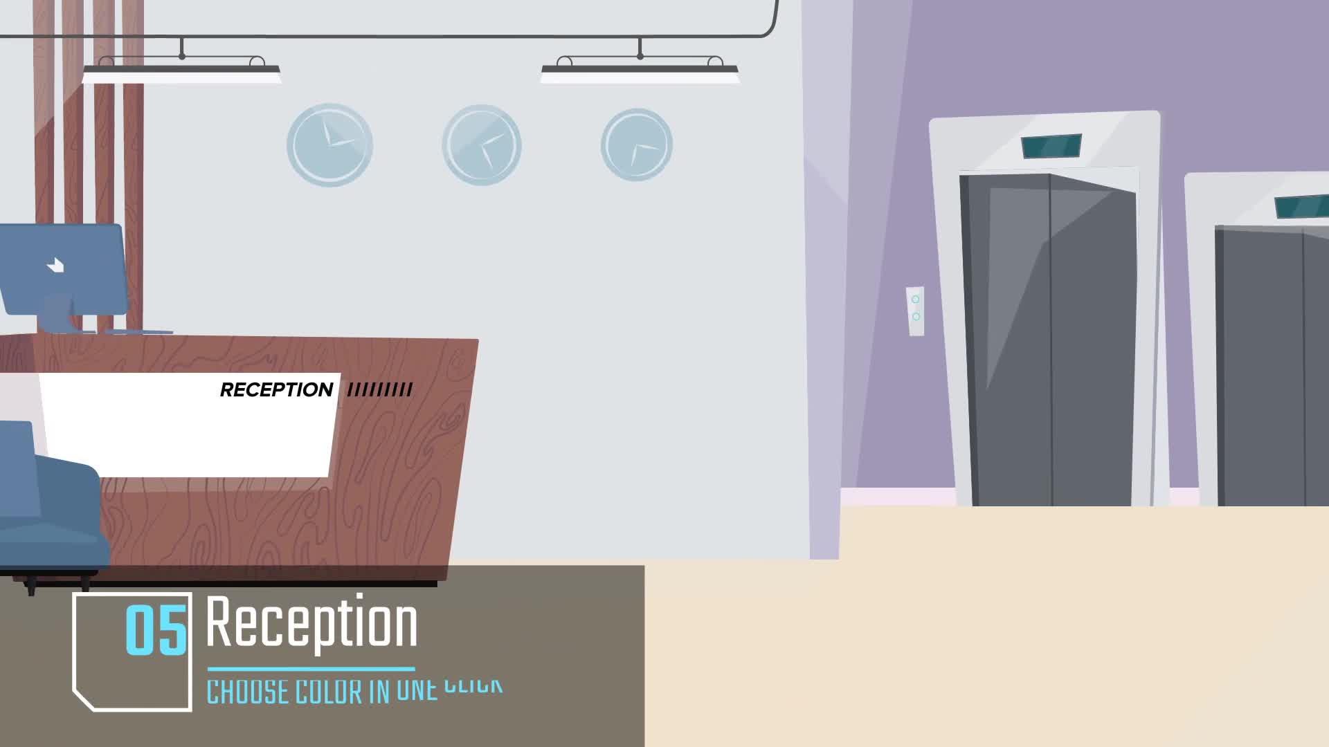 Office center Animation background Videohive 34060950 After Effects Image 9