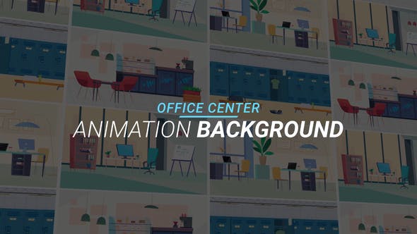 Office center Animation background - Videohive 34060950 Download