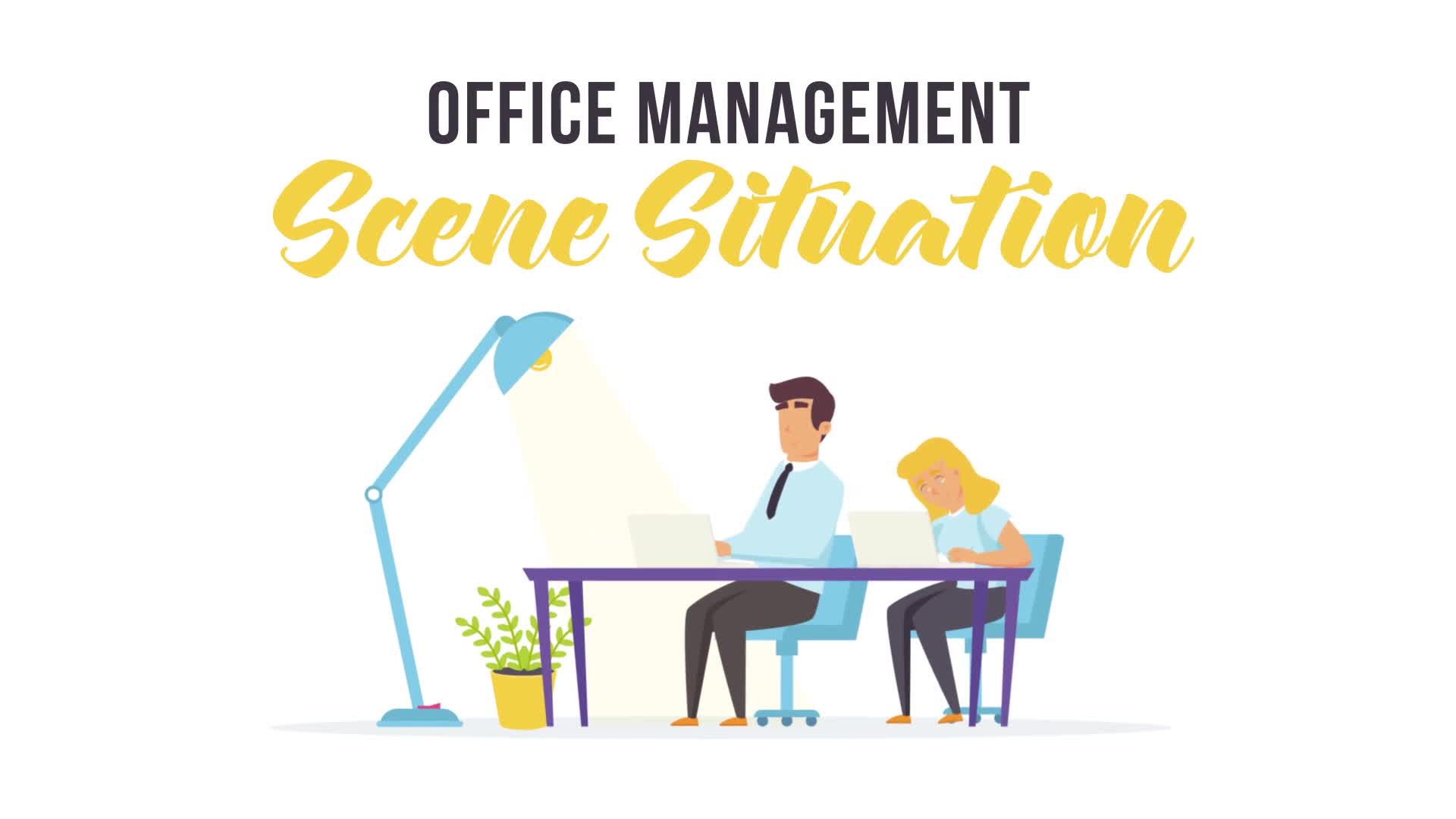 Office management Scene Situation Videohive 27597097 After Effects Image 1