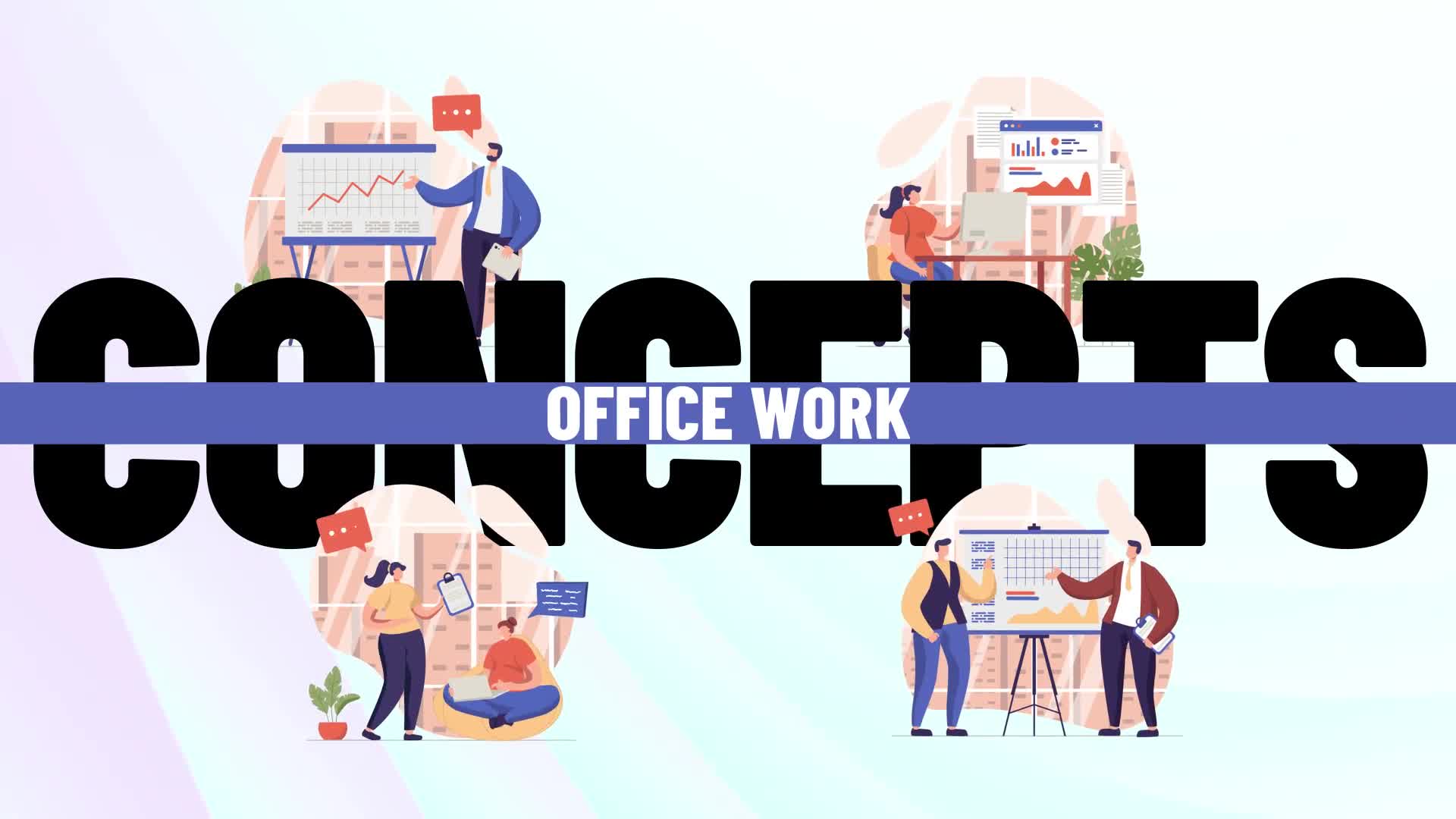 Office work Scene Situation Videohive 36653965 After Effects Image 1
