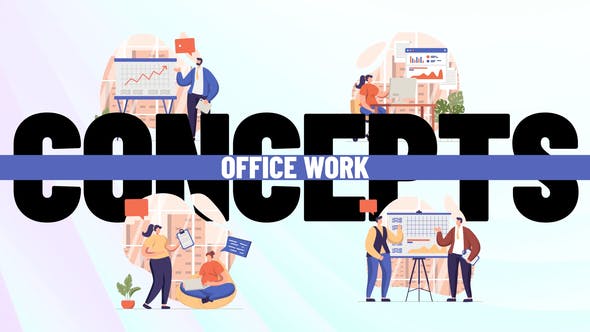Office work Scene Situation - 36653965 Download Videohive