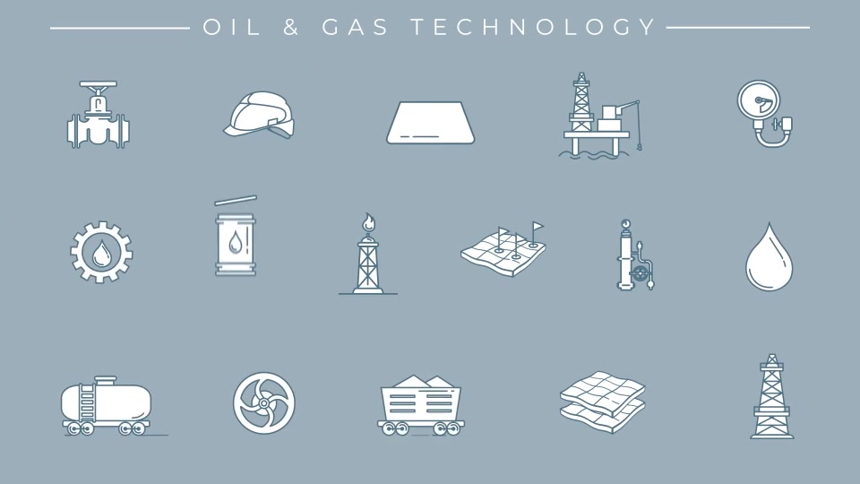 Oil & Gas Industry Icons Videohive 28463298 After Effects Image 10