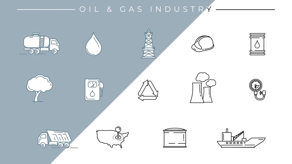 Oil & Gas Industry Icons Videohive 28463298 After Effects Image 5