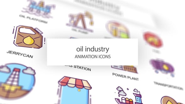 Oil industry Animation Icons - Download 31339556 Videohive