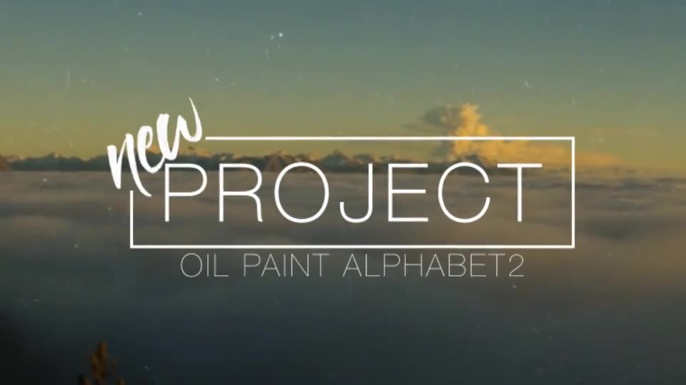 Oil Paint Alphabet 2 plus Videohive 12733099 After Effects Image 2