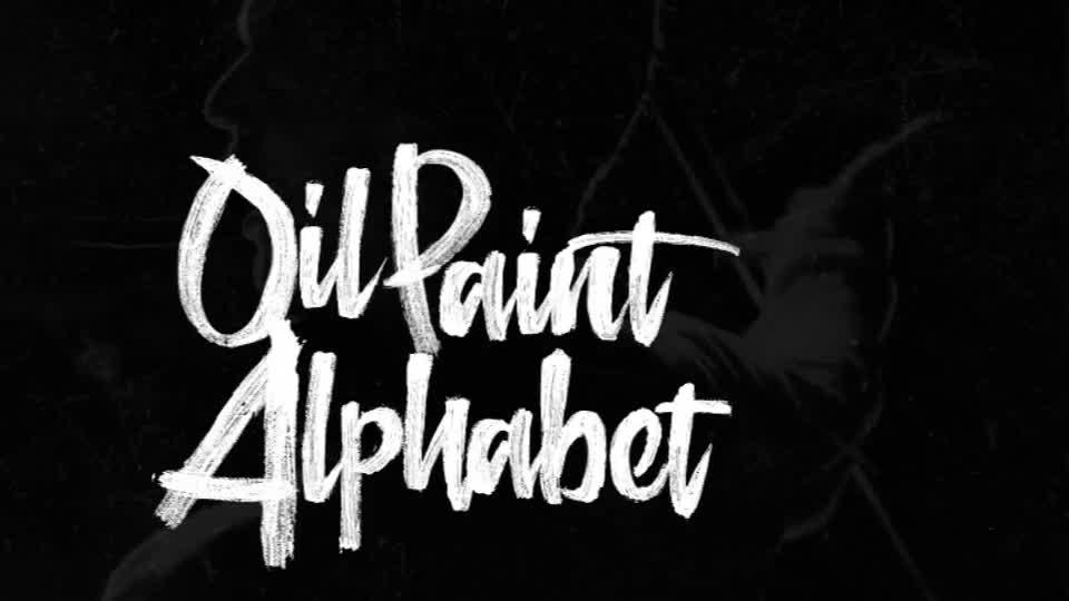 Oil Paint Alphabet 3 - Download Videohive 14348832