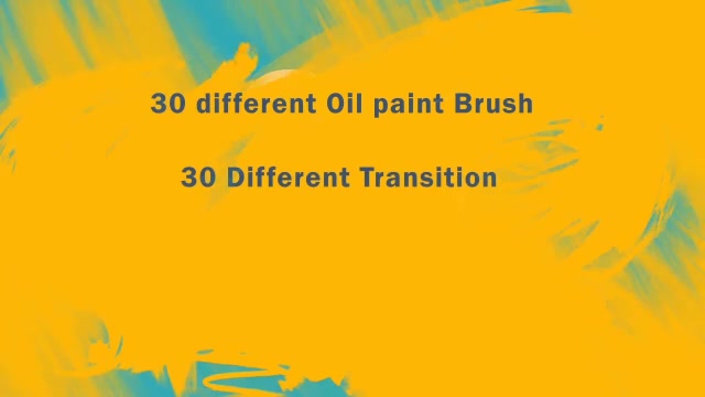 Oil Paint Brush Transition Pack - Download Videohive 10683110