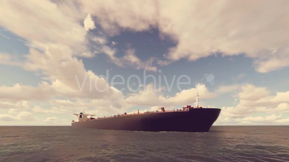 Oil Tanker On The Sea Animation - Download Videohive 17568477