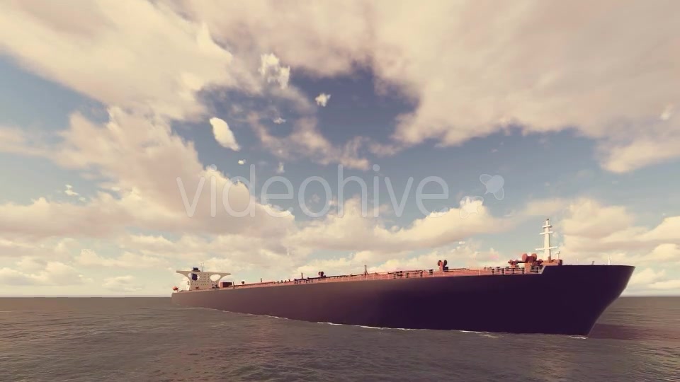 Oil Tanker On The Sea Animation - Download Videohive 17568477