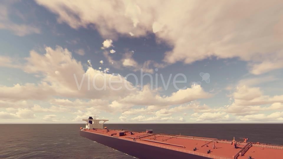 Oil Tanker On The Sea Animation - Download Videohive 17568477