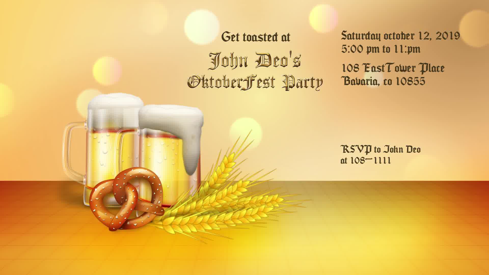 Oktoberfest Banner Card Videohive 24740979 After Effects Image 10