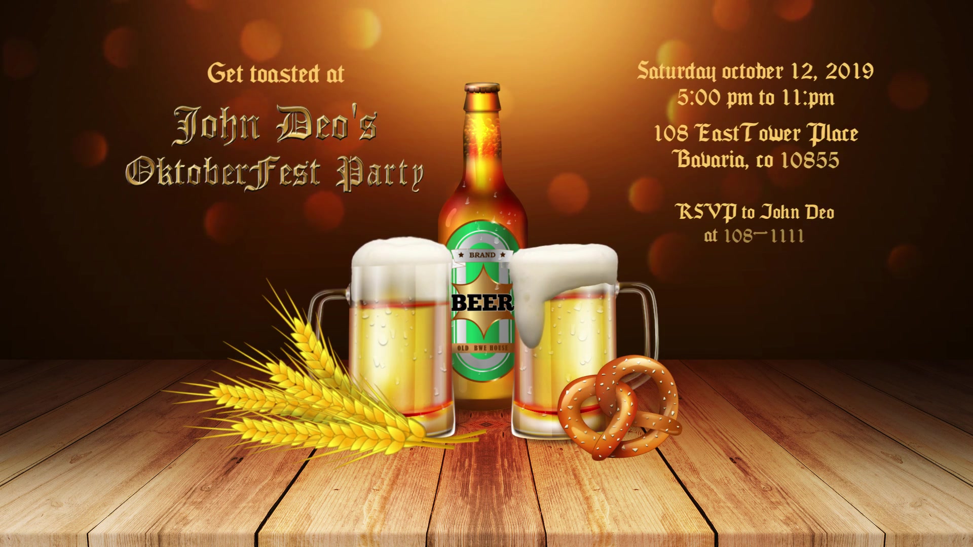 Oktoberfest Banner Card Videohive 24740979 After Effects Image 4