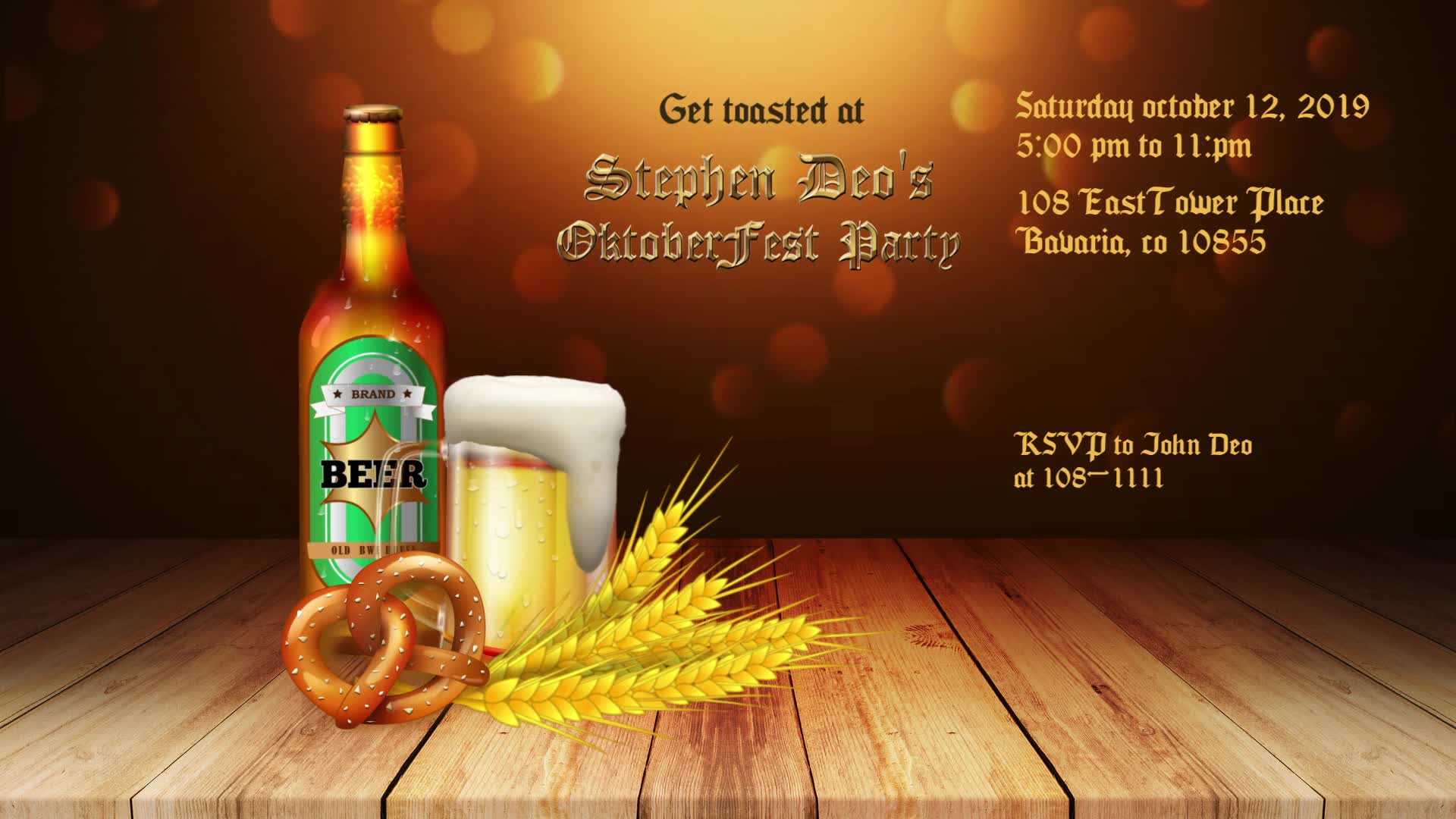 Oktoberfest Banner Card Videohive 24740979 After Effects Image 7