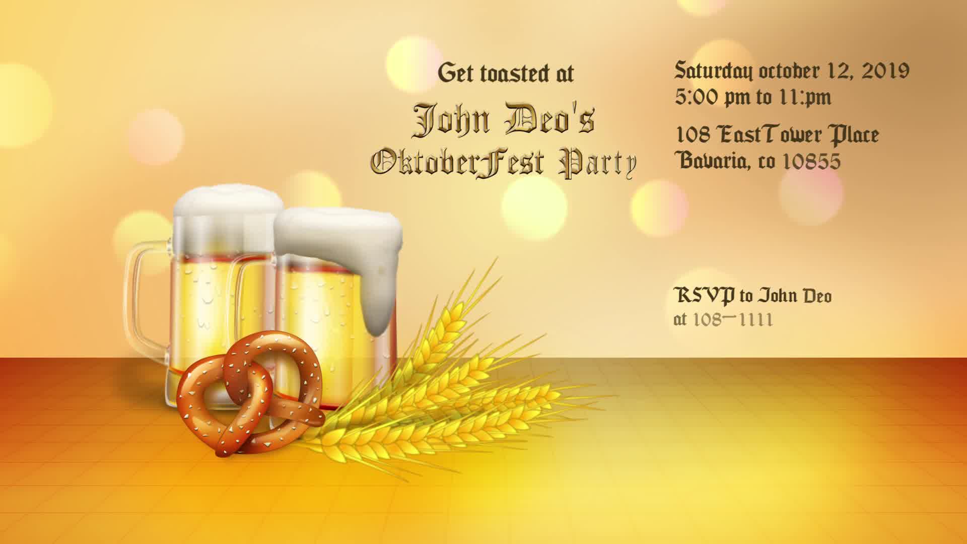 Oktoberfest Banner Card Videohive 24740979 After Effects Image 9