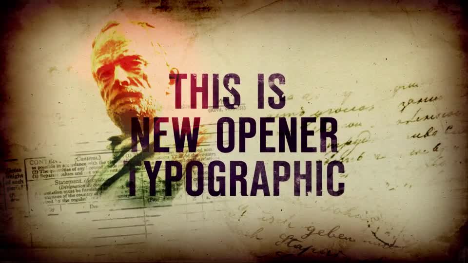 Old archive kinetic typographic Videohive 7722300 After Effects Image 1