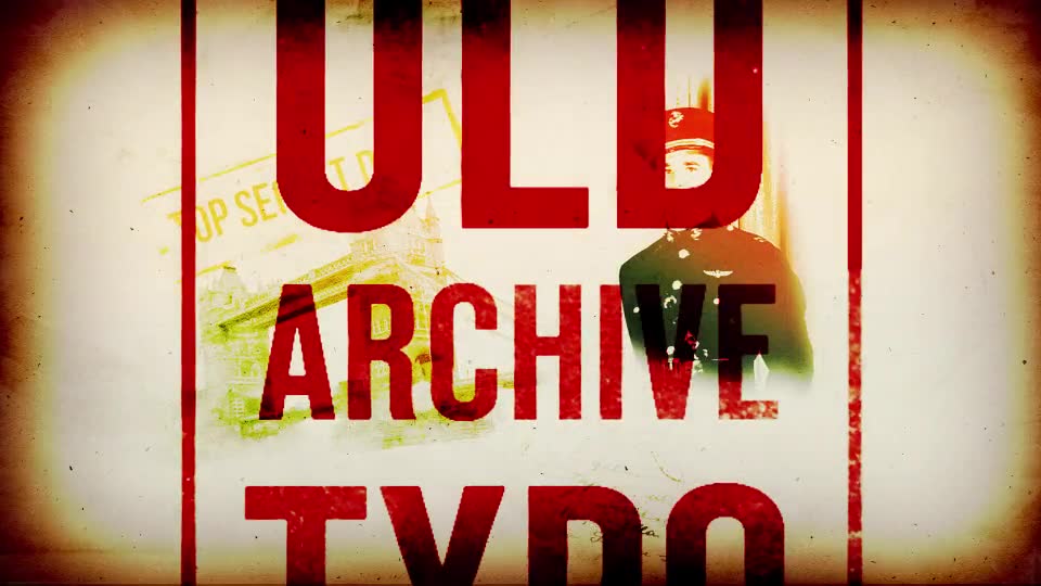 Old archive kinetic typographic Videohive 7722300 After Effects Image 2