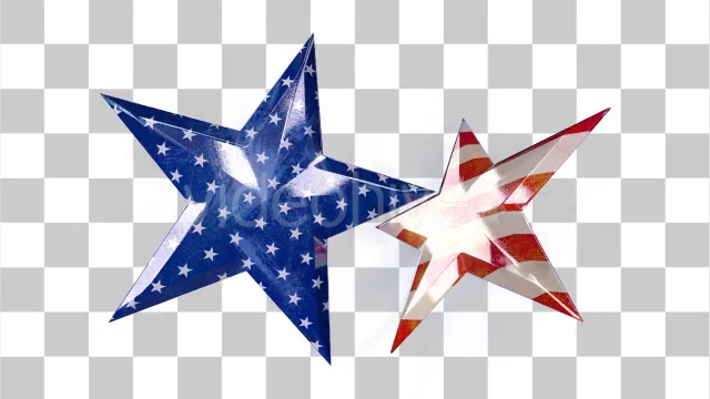 Old Faded USA American Flag in Stars - Download Videohive 11616121