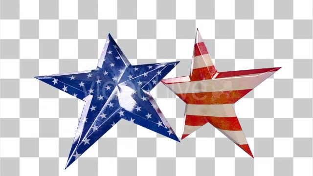 Old Faded USA American Flag in Stars - Download Videohive 11616121